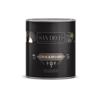 CHALKBOARD Modified acrylic based top coat paint that featuring decorative chalkboard effect